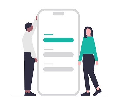 通信事業のイラスト